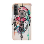 Samsung Galaxy S21 FE Watercolor Dreamcatcher Case