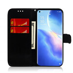 Cover Oppo Find X3 Neo Simili Cuir Couverture MIroir