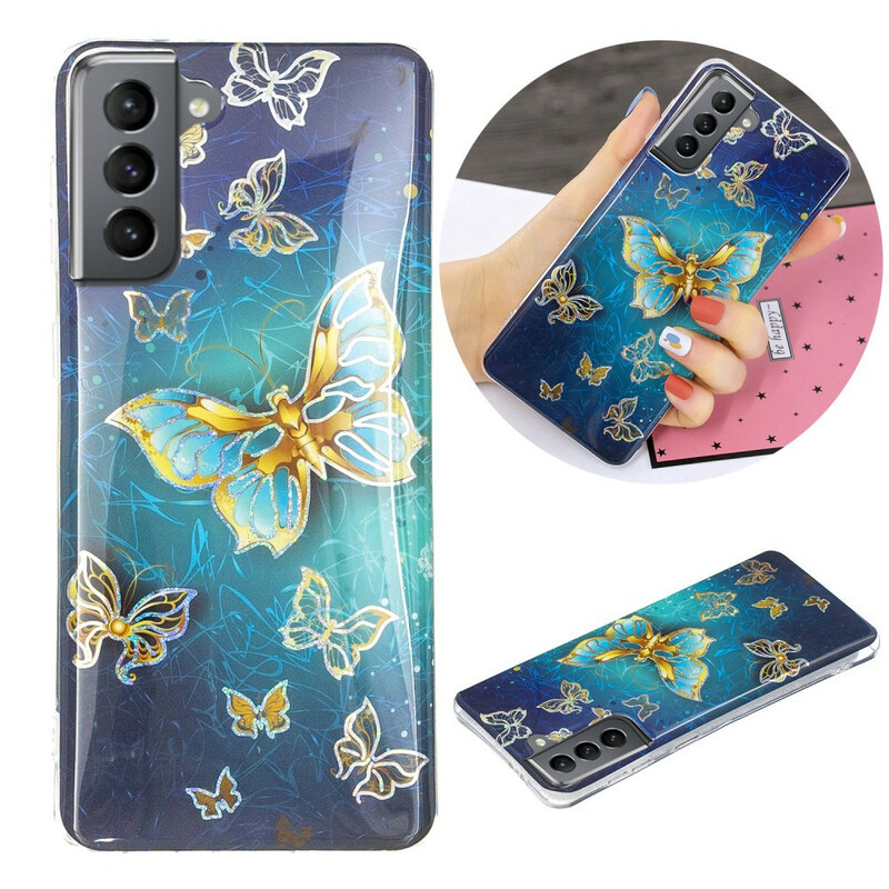Case Samsung Galaxy S21 FE Butterflies Design