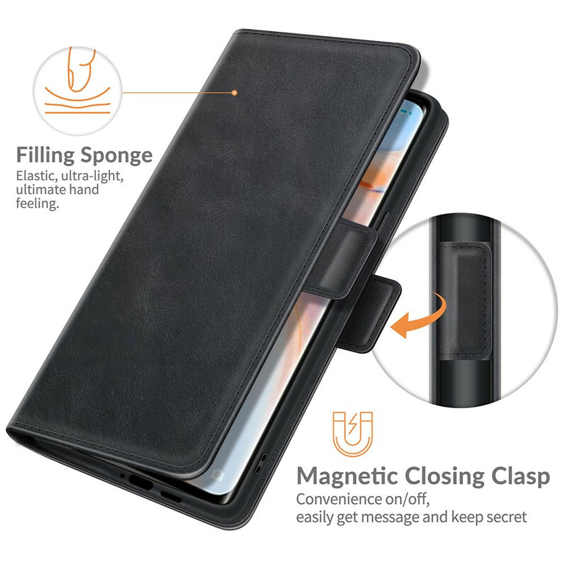 Case Oppo Find X3 Neo Double Flap Classic