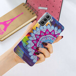 Samsung Galaxy S21 FE Mandala Colorful Fluorescent Case