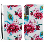 Samsung Galaxy S21 FE Case Intense Flowers