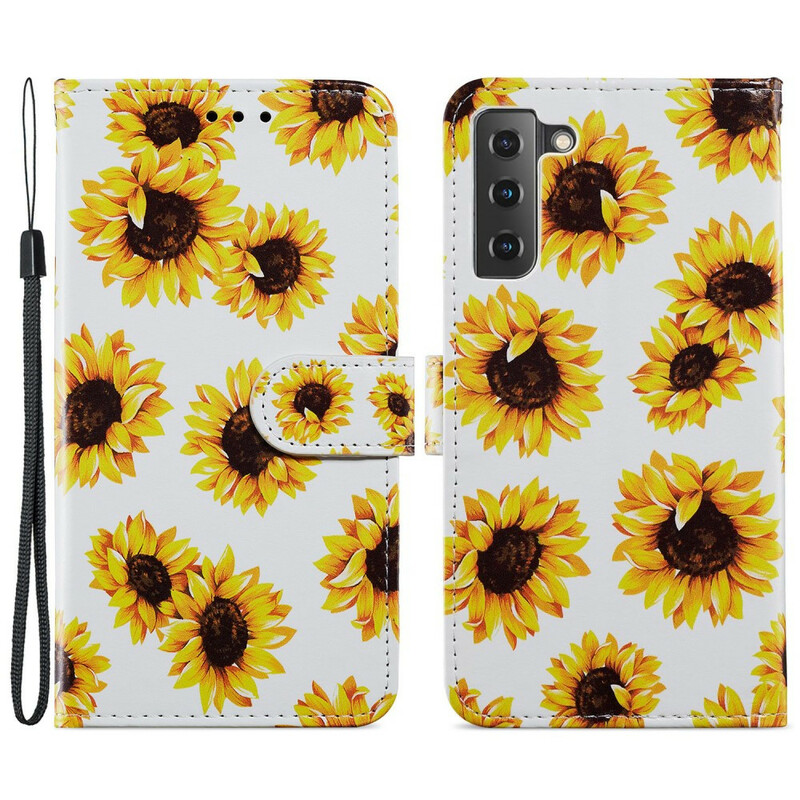 Samsung Galaxy S21 FE Sunflower Case