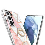 Samsung Galaxy S21 FE Geometric Marble Case with Ring-Support