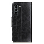 Case Samsung Galaxy S21 FE Split Leather Reversible Clasp