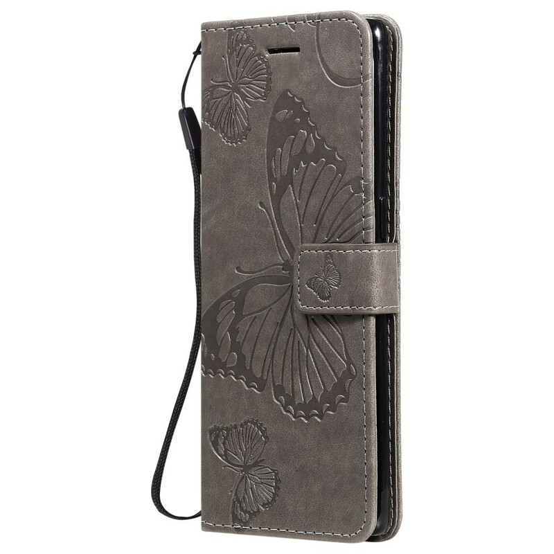 Oppo Find X3 Neo Case Butterflies and Oblique Flap