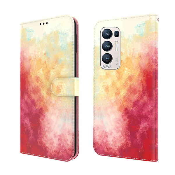 Cover Oppo Find X3 Neo Abstraction Coloré