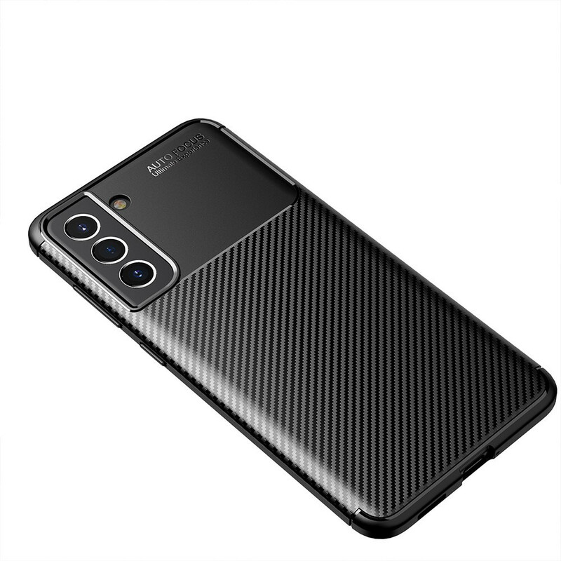 Case Samsung Galaxy S21 FE Flexible Texture Carbon Fiber