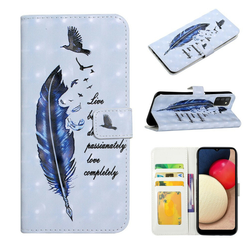Cover Samsung Galaxy A02s Plume Before You Fly