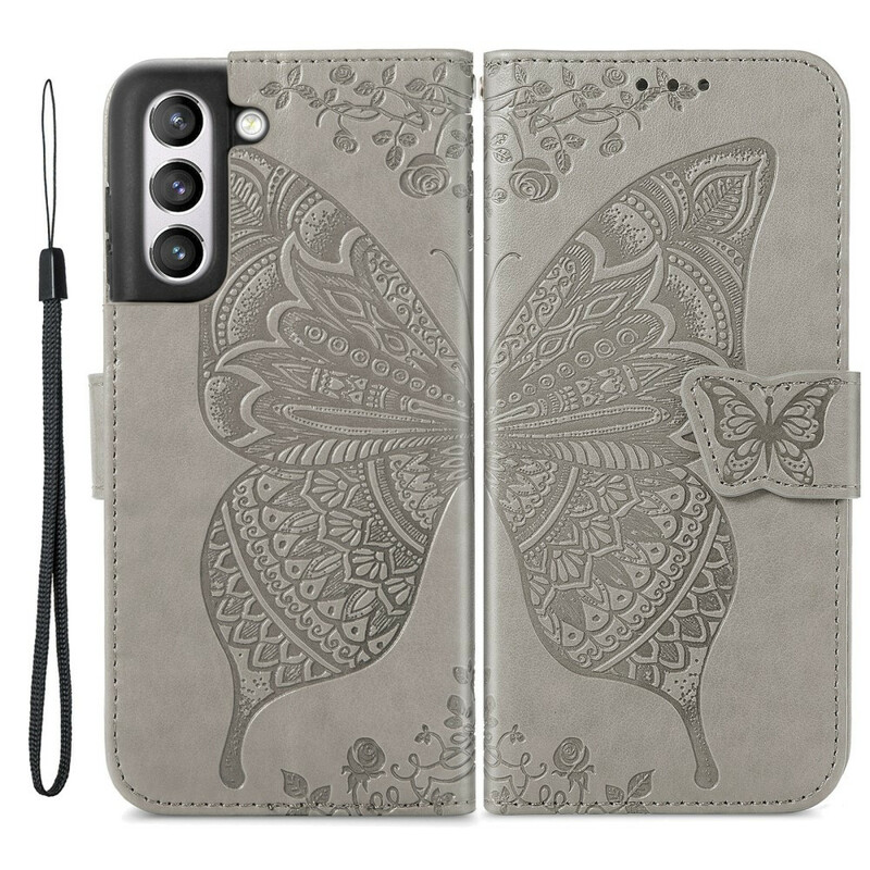 Cover Samsung Galaxy S21 FE Demi Papillons