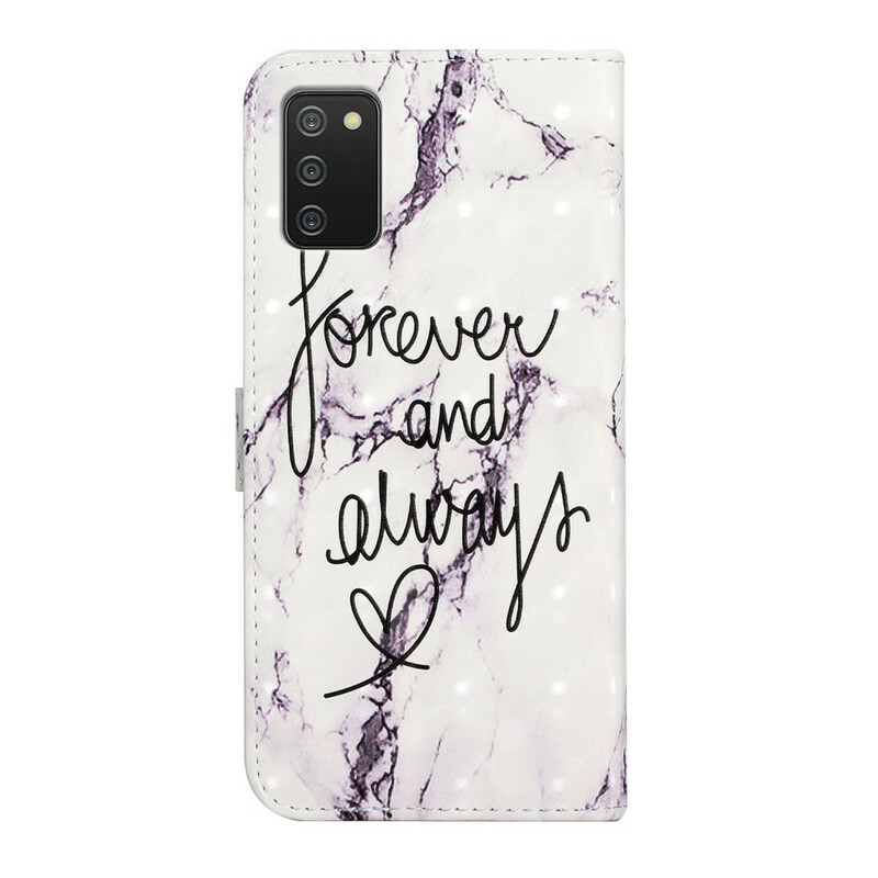 Cover Samsung Galaxy A02s Marbre Forever & Always