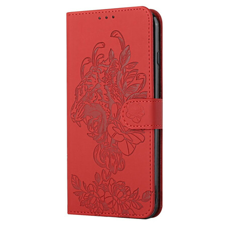 Samsung Galaxy A02s Tiger Baroque Lanyard Case