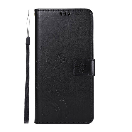 Samsung Galaxy A21s Case Butterflies and Flowers