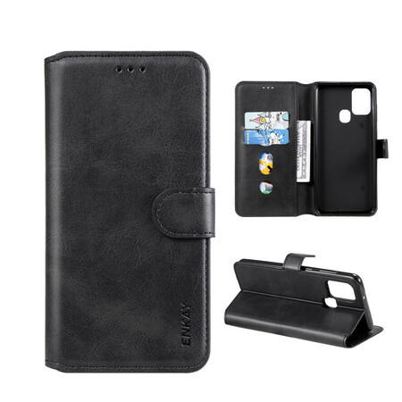 Cover Samsung Galaxy A21s ENKAY Simili Cuir