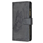 Case Samsung Galaxy S21 FE Baroque Butterfly Zipped Pocket