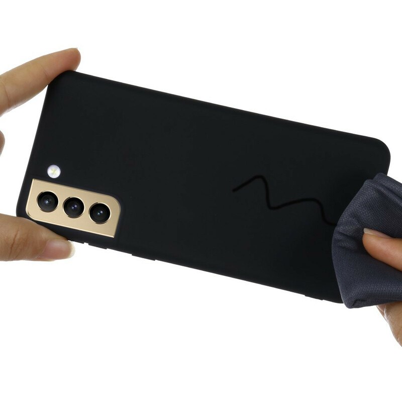 Samsung Galaxy S21 FE Liquid Silicone Case with Strap