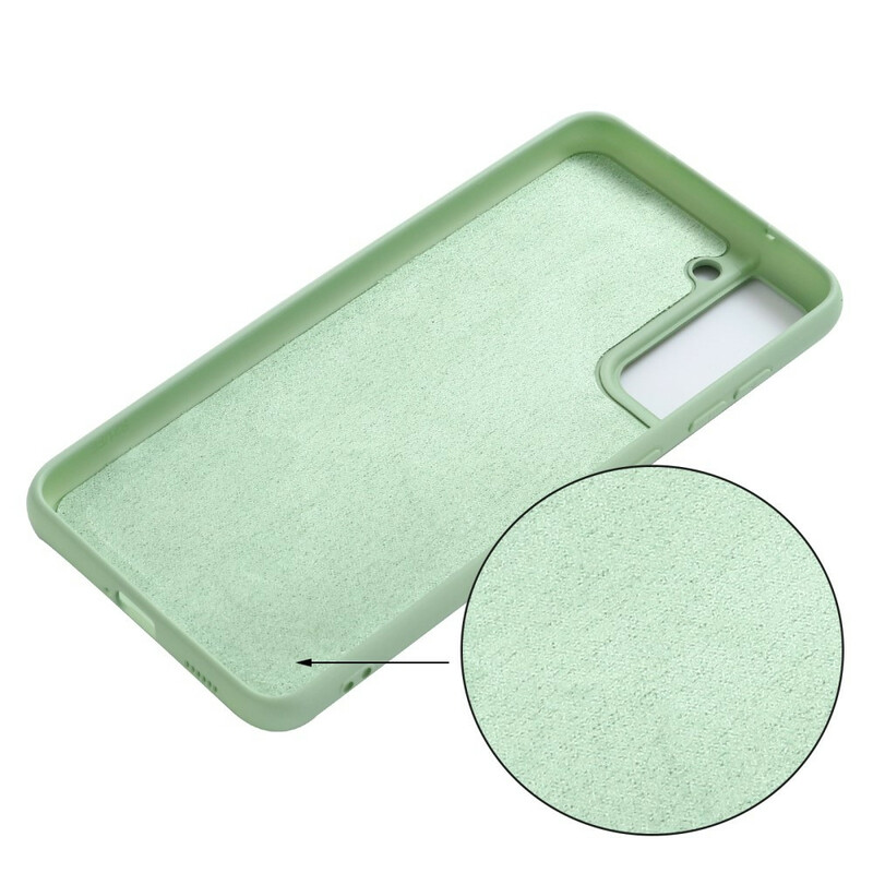 Samsung Galaxy S21 FE Liquid Silicone Case with Strap