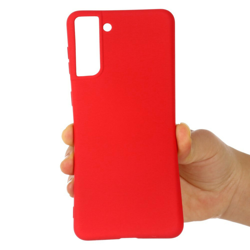 Samsung Galaxy S21 FE Liquid Silicone Case with Strap