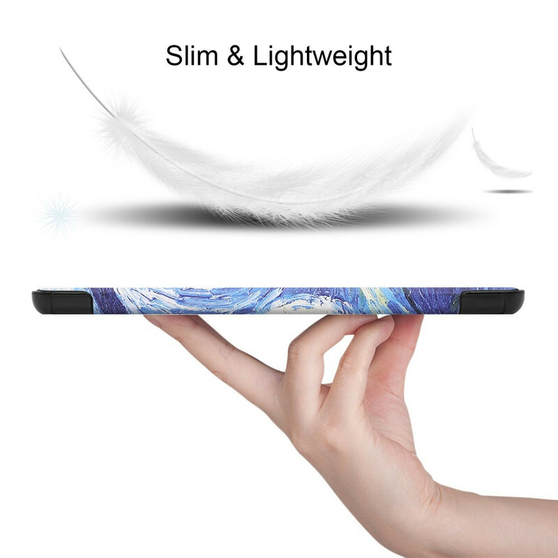 Smart Case Samsung Galaxy Tab S7 FE Stylus Holder Starry Night