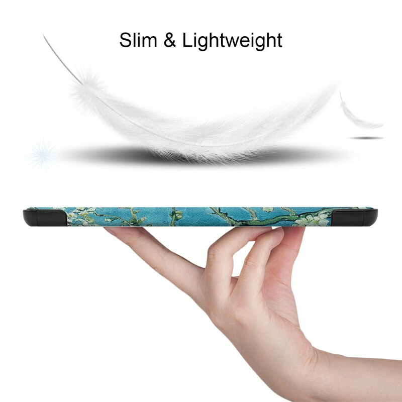 Smart Case Samsung Galaxy Tab S7 FE Stylus Holder Branches