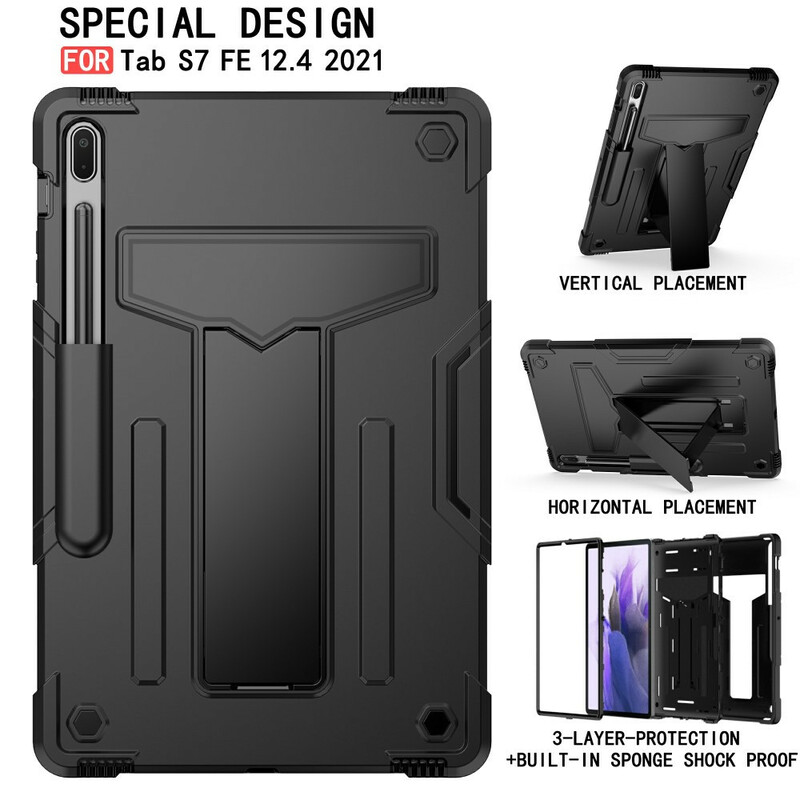 Samsung Galaxy Tab S7 FE Hard Case Foldable Stand - Dealy