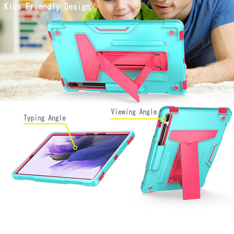 Samsung Galaxy Tab S7 FE Hard Case Foldable Stand