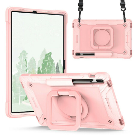 Samsung Galaxy Tab S7 Plus / S7 FE Case Stand and Shoulder Strap