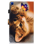 Cover Samsung Galaxy Tab A7 Lite Mon Chaton et Papillon