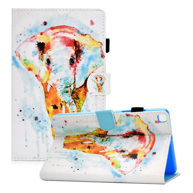 Samsung Galaxy Tab A7 Lite Watercolor Elephant Case Samsung Galaxy Tab A7 Lite Watercolor Elephant Case