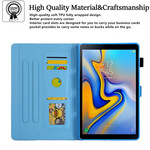 Samsung Galaxy Tab A7 Lite Geometric Marble Case
