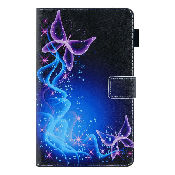 Case Samsung Galaxy Tab A7 Lite Colored Butterflies
