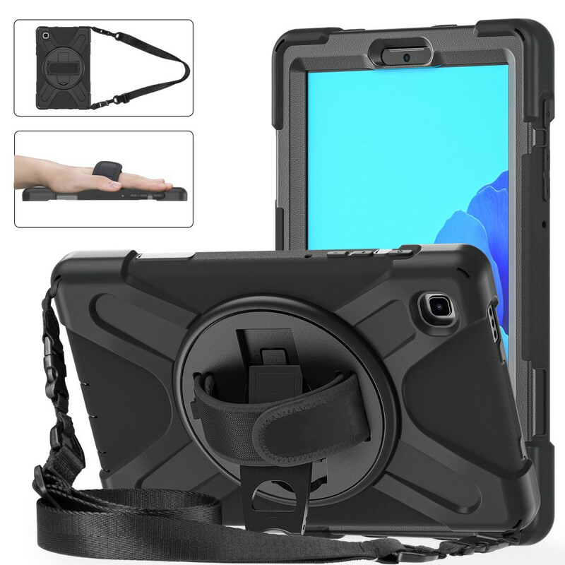 Samsung Galaxy Tab A7 Lite Multi-functional Case with Shoulder Strap