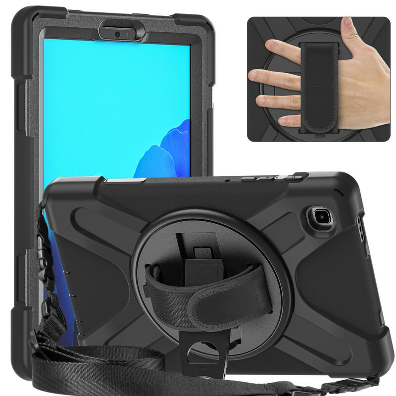 Samsung Galaxy Tab A7 Lite Multi-functional Case with Shoulder Strap