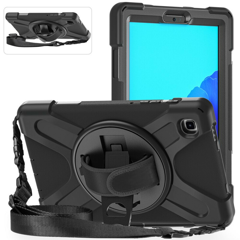 Samsung Galaxy Tab A7 Lite Multi-functional Case with Shoulder Strap