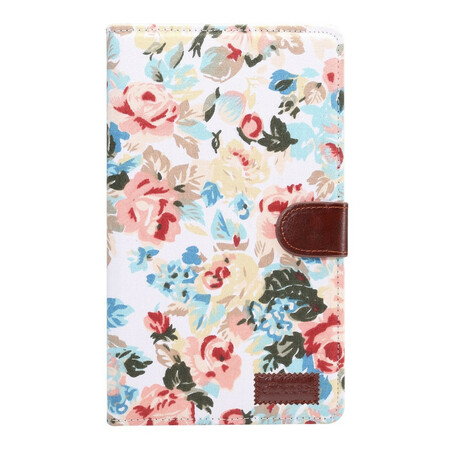 Cover Samsung Galaxy Tab A7 Lite Fleurs Liberty