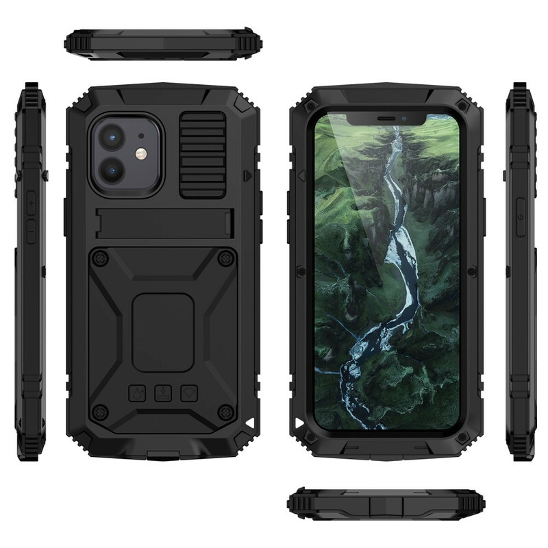 Case iPhone 12 Mini Waterproof avec Support R-JUST