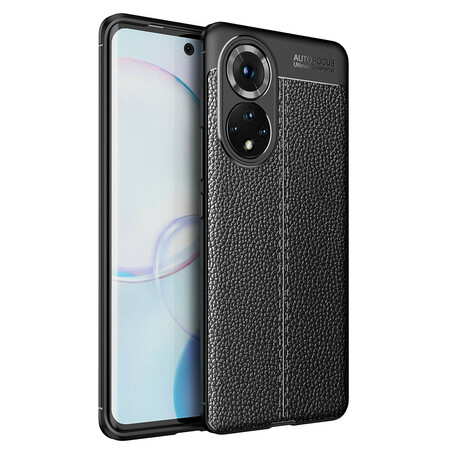 Honor 50 Leather Effect Case Lychee Double Line