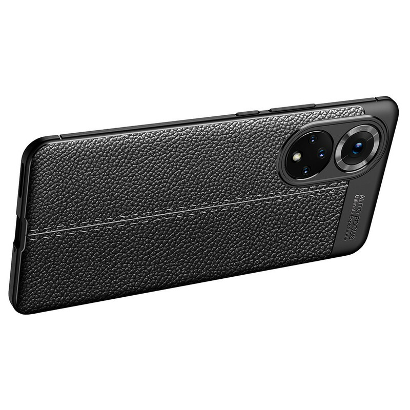 Honor 50 Leather Effect Case Lychee Double Line