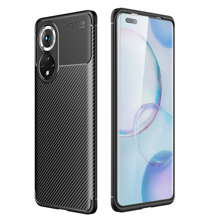 Case Honor 50 Pro Flexible Texture Carbon Fiber