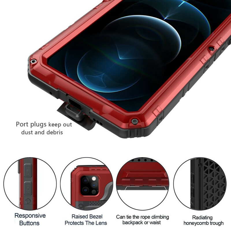Waterproof Super Resistant Metal Case for iPhone 12 Pro Max