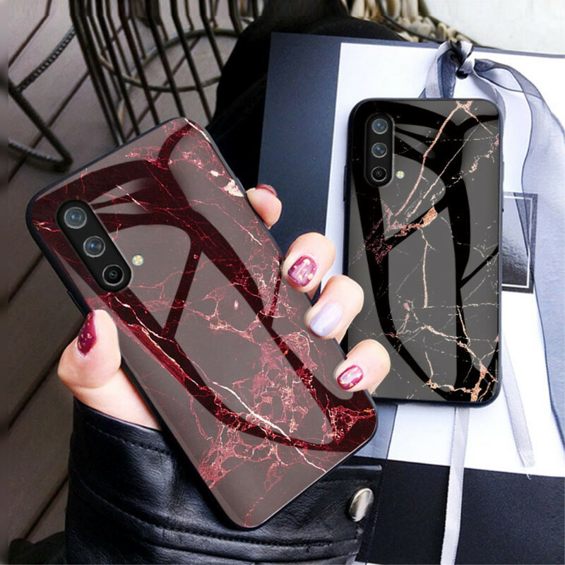 OnePlus Nord CE 5G Case Marble Colors Tempered Glass