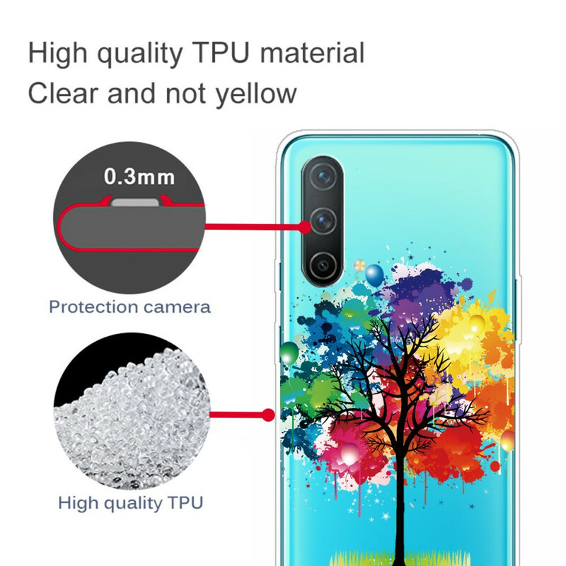 OnePlus Nord CE 5G Clear Watercolor Tree Case