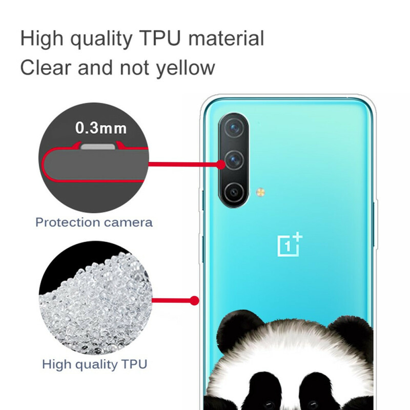 OnePlus Nord CE 5G Transparent Panda Case