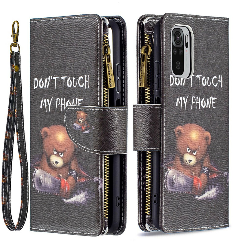 Xiaomi Redmi Note 10 / Note 10s Zipped Pocket Bear Case