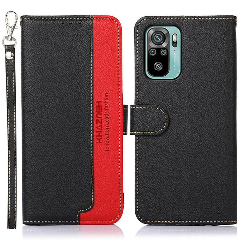 Xiaomi Redmi Note 10 / Note 10s Style Lychee RFID Case KHAZNEH