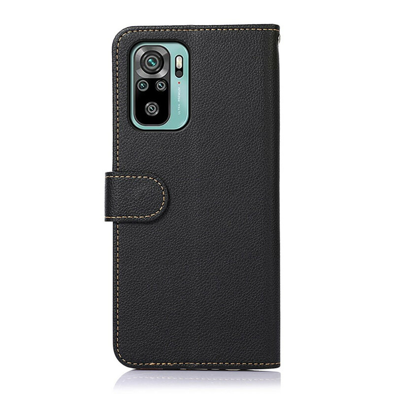 Xiaomi Redmi Note 10 / Note 10s Style Lychee RFID Case KHAZNEH