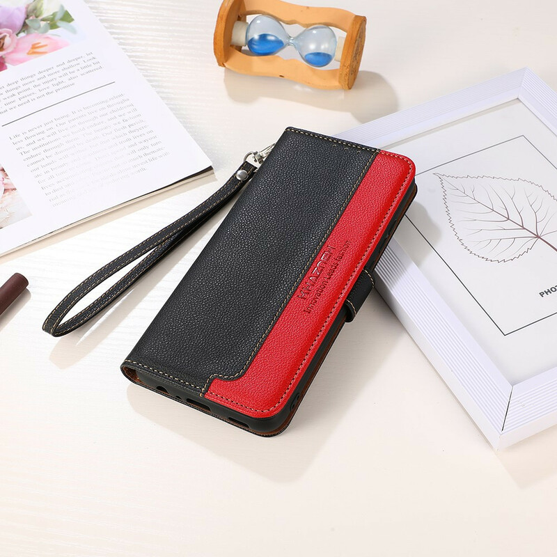 Xiaomi Redmi Note 10 / Note 10s Style Lychee RFID Case KHAZNEH