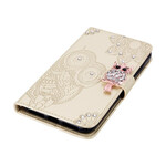 Xiaomi Redmi Note 10 / Note 10s Case Mandala Owl and Charm