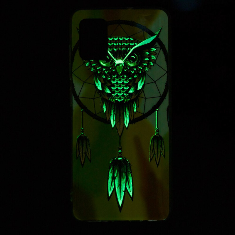 Xiaomi Redmi Note 10 / Note 10s Dream Catcher Fluorescent Owl Case
