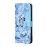 OnePlus Nord CE 5G Diamond Butterfly Strap Case
